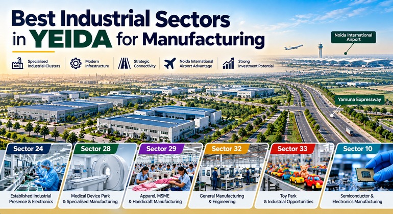 Best Industrial Sectors in YEIDA for Manufacturing 