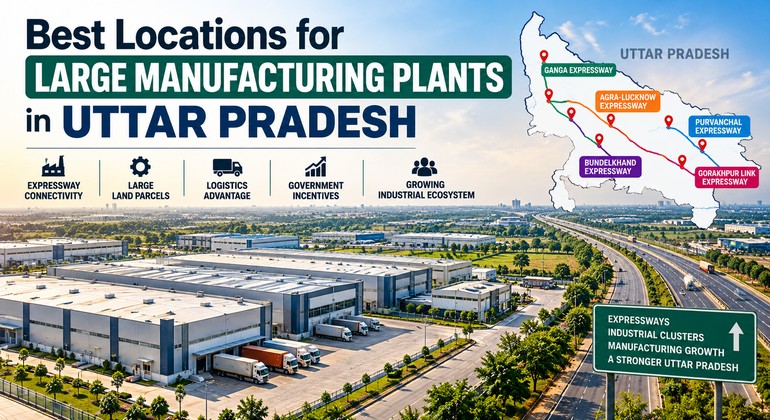 Best Locations for Large Manufacturing Plants in Uttar Pradesh