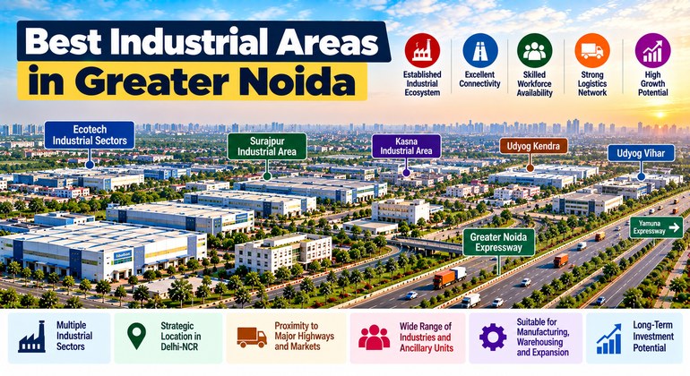 Best Industrial Areas in Greater Noida  Complete Guide for Manufacturers & Investors